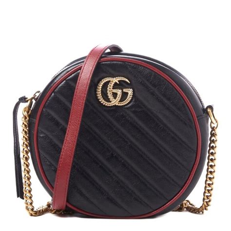 NWT GUCCI AZALEA GG MARMONT QUILTED LEATHER 